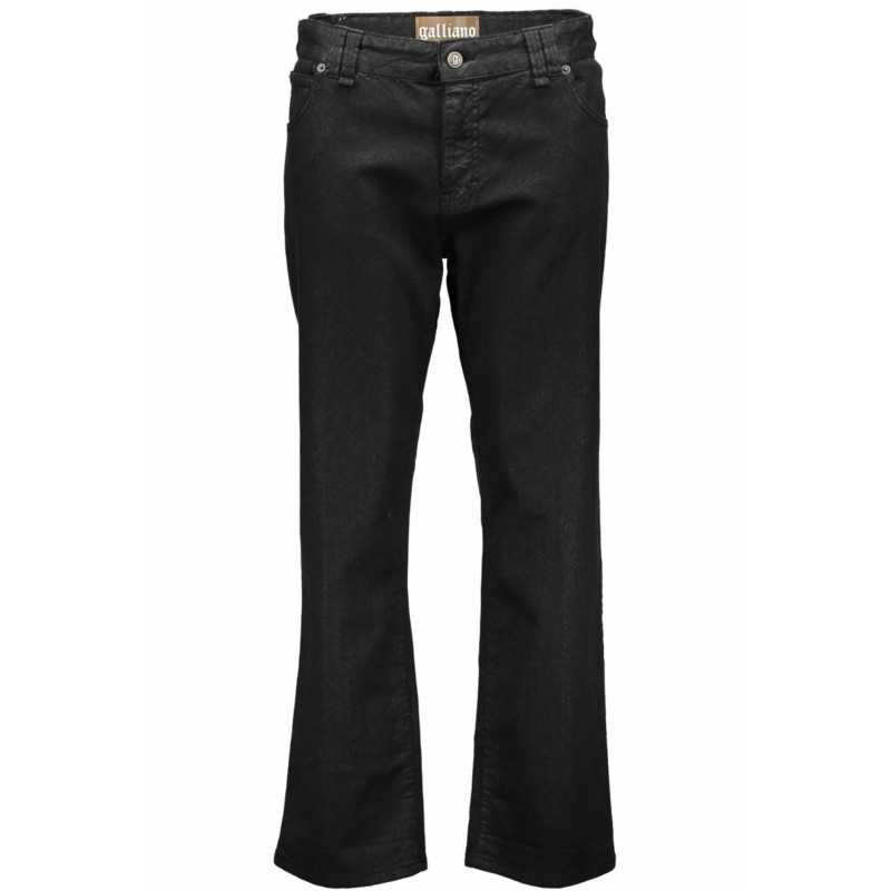 JOHN GALLIANO WOMEN'S BLACK PINOCCHIETTO PANTS