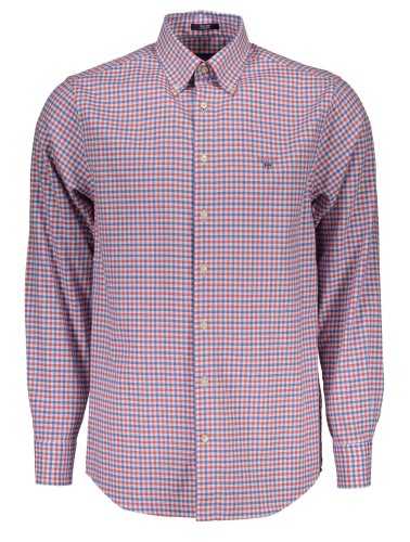 GANT MEN'S RED LONG SLEEVE SHIRT