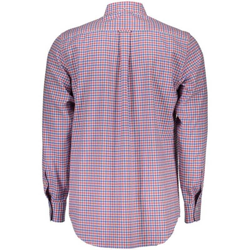 GANT MEN'S RED LONG SLEEVE SHIRT