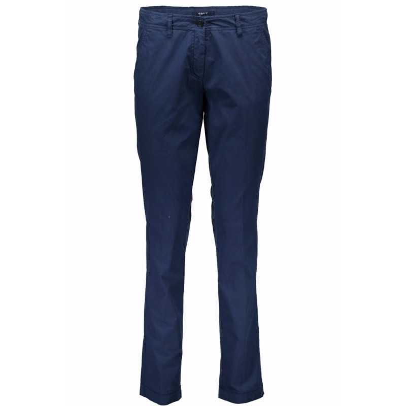 GANT WOMEN'S BLUE TROUSERS