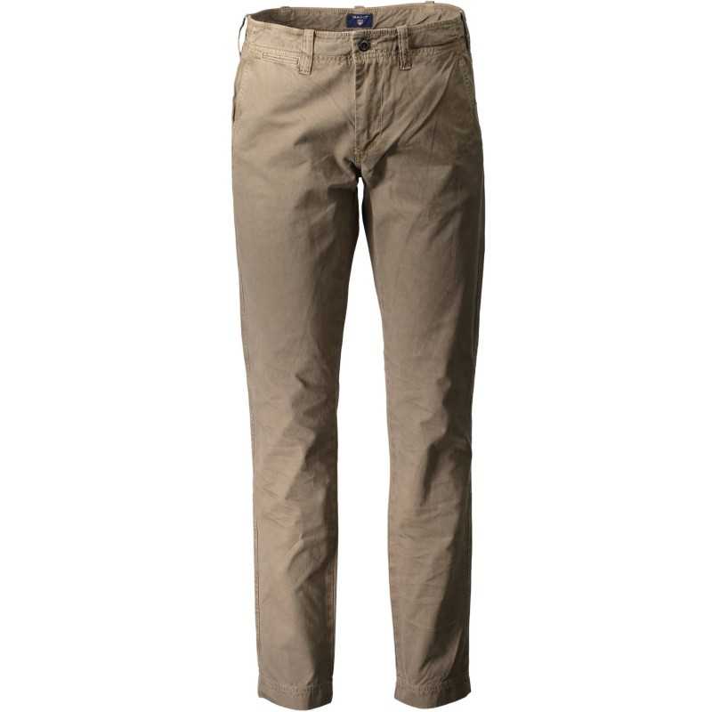 GANT MEN'S BROWN TROUSERS