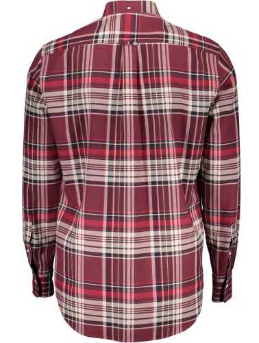 GANT MEN'S RED LONG SLEEVE SHIRT