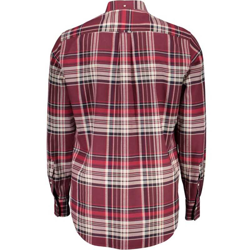 GANT CAMICIA MANICHE LUNGHE UOMO ROSSO