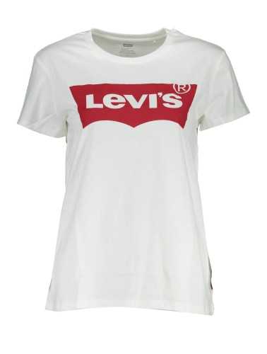 LEVI'S WHITE WOMAN SHORT SLEEVE T-SHIRT