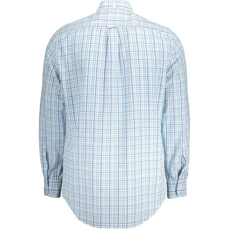 GANT CAMICIA MANICHE LUNGHE UOMO AZZURRO