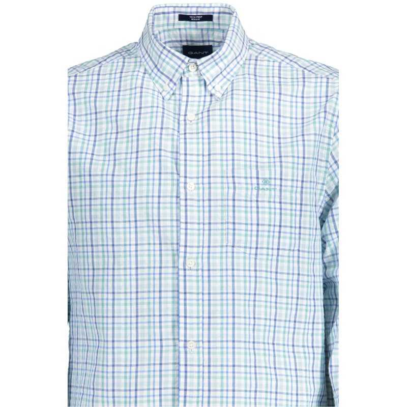 GANT CAMICIA MANICHE LUNGHE UOMO AZZURRO