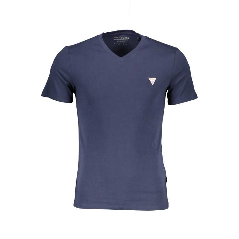 GUESS JEANS T-SHIRT MANICHE CORTE UOMO BLU