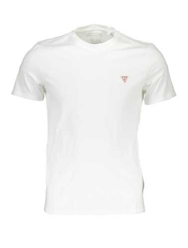 GUESS JEANS T-SHIRT MANICHE CORTE UOMO BIANCO