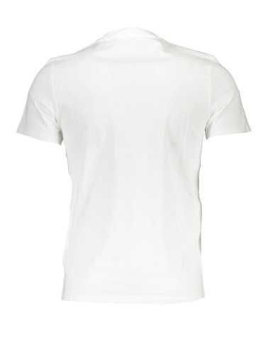 GUESS JEANS T-SHIRT MANICHE CORTE UOMO BIANCO