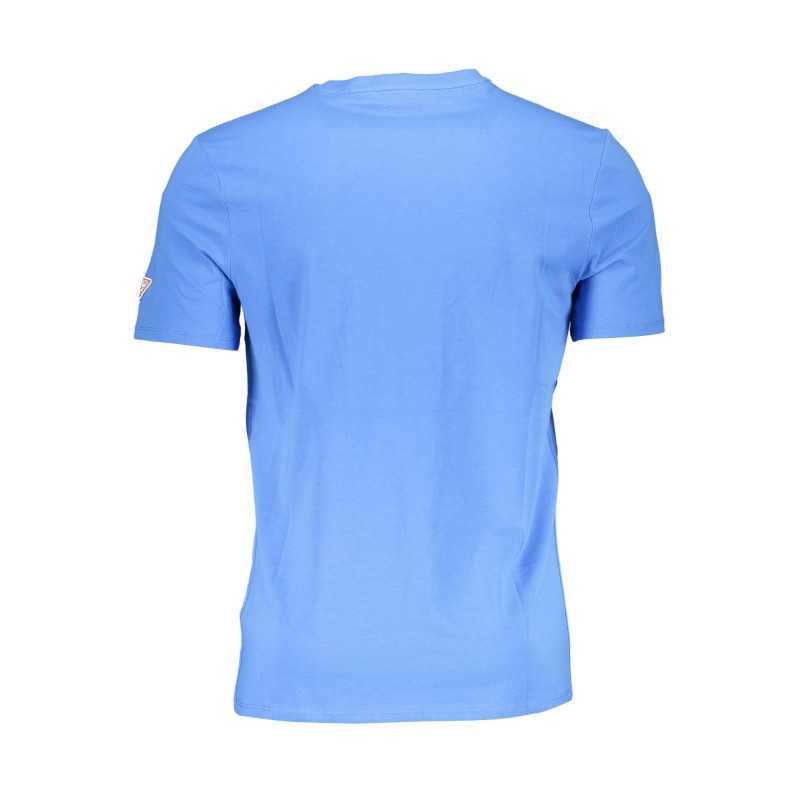 GUESS JEANS MEN'S SHORT SLEEVE T-SHIRT BLUE