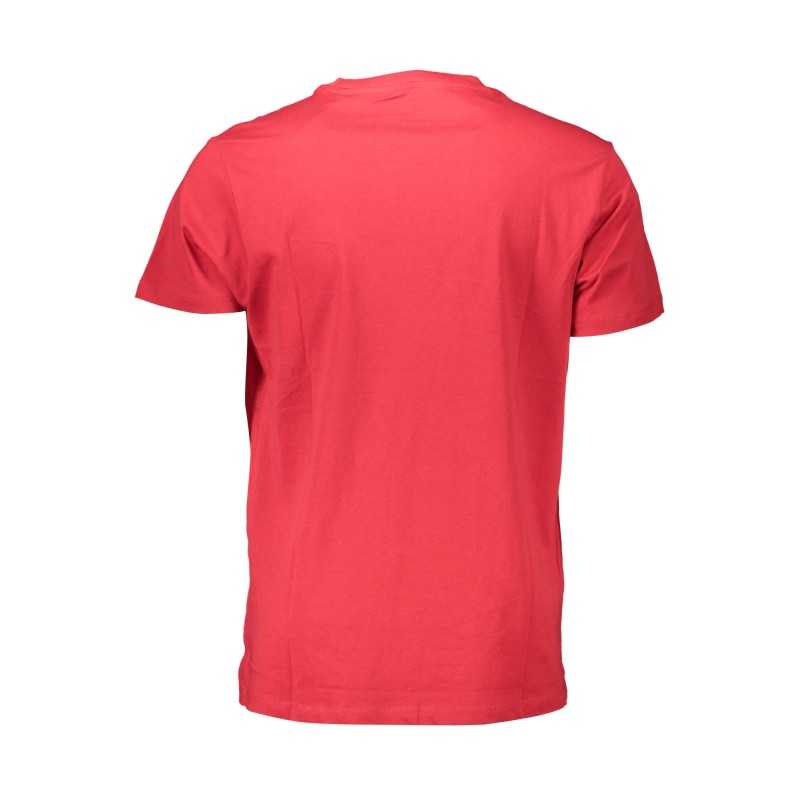 GUESS JEANS T-SHIRT MANICHE CORTE UOMO ROSSO