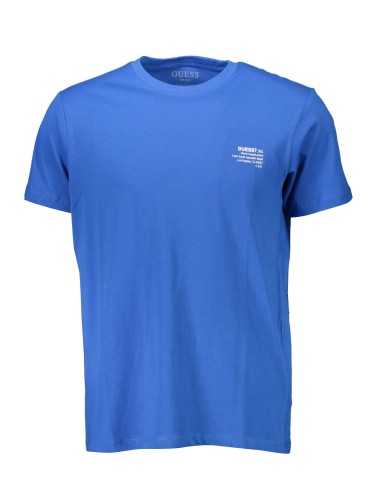 GUESS JEANS MEN'S SHORT SLEEVE T-SHIRT BLUE