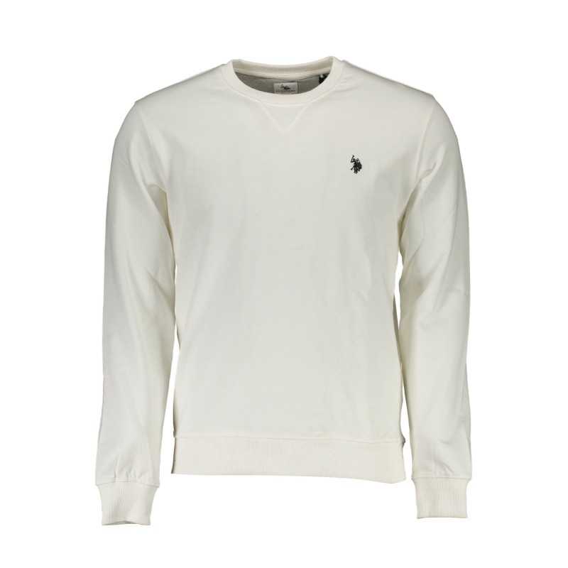 US POLO SWEATSHIRT WITHOUT ZIP MAN WHITE