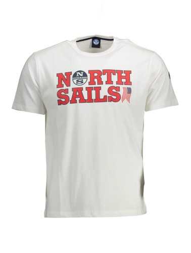 NORTH SAILS WHITE MEN'S SHORT SLEEVE T-SHIRT