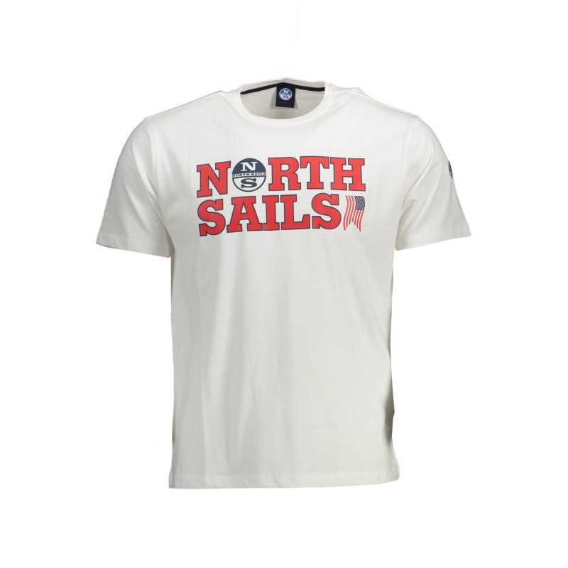 NORTH SAILS WHITE MEN'S SHORT SLEEVE T-SHIRT