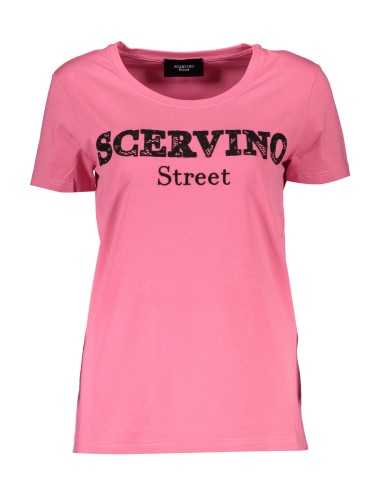 SCERVINO STREET T-SHIRT MANICHE CORTE DONNA ROSA