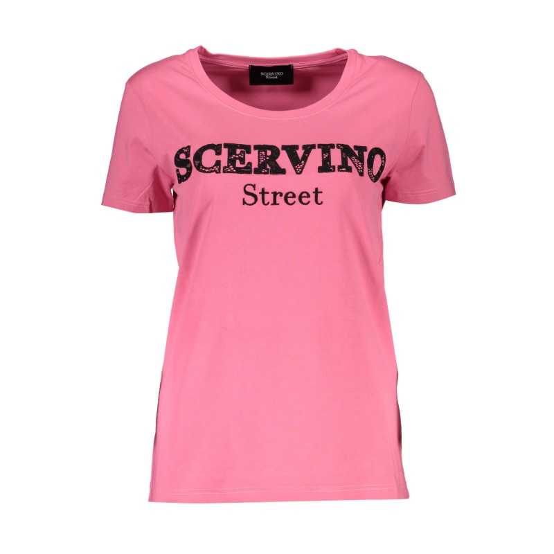 SCERVINO STREET WOMEN'S SHORT SLEEVE T-SHIRT PINK