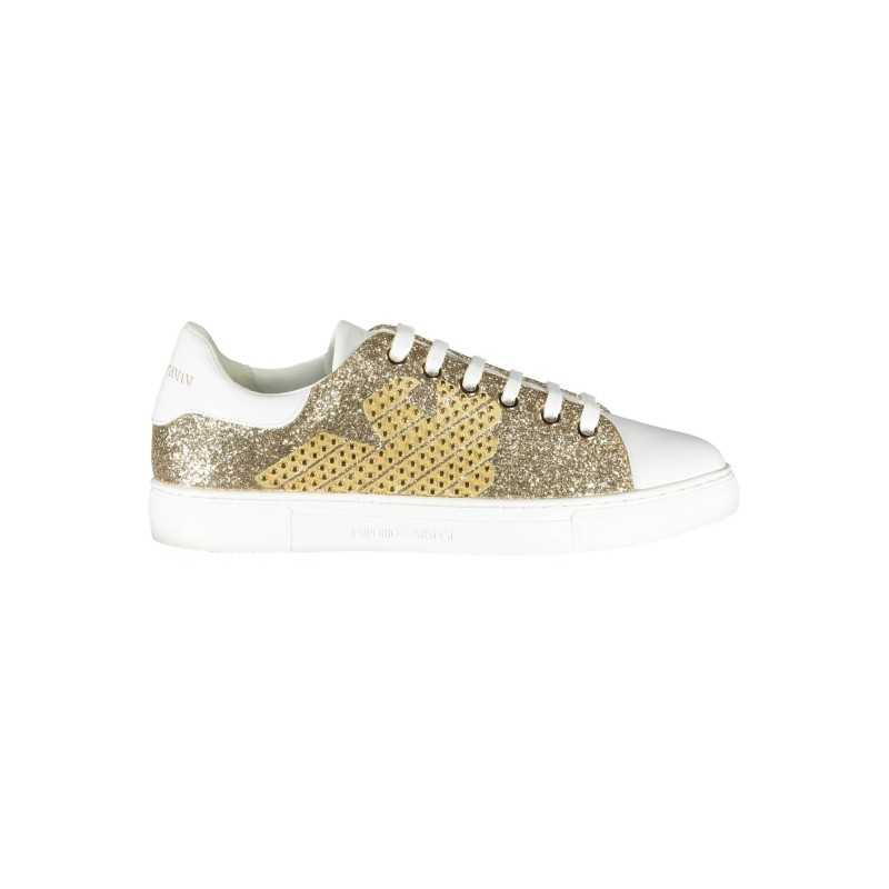 EMPORIO ARMANI WOMEN'S SPORTS SHOES GOLD