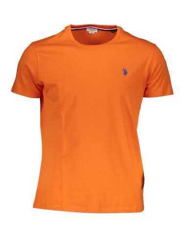 US POLO SHORT SLEEVE T-SHIRT ORANGE MAN