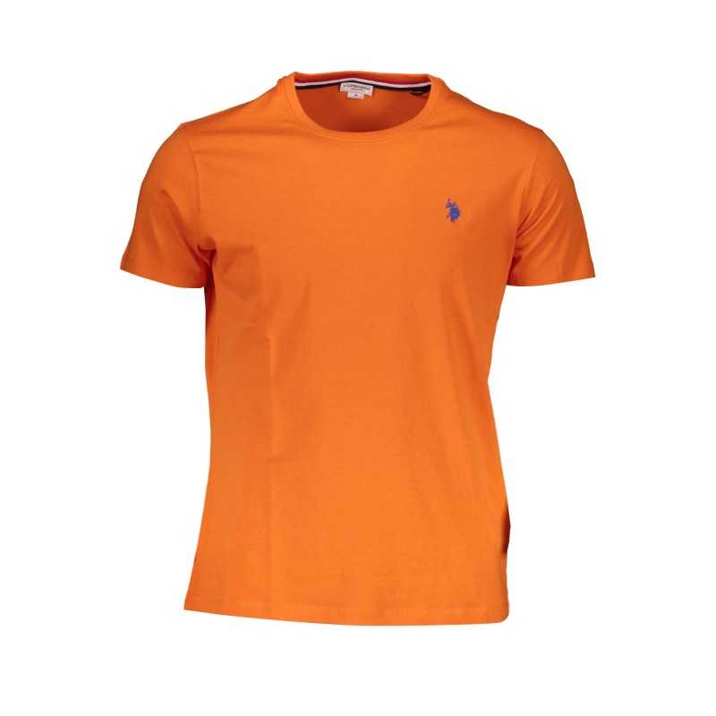 US POLO SHORT SLEEVE T-SHIRT ORANGE MAN