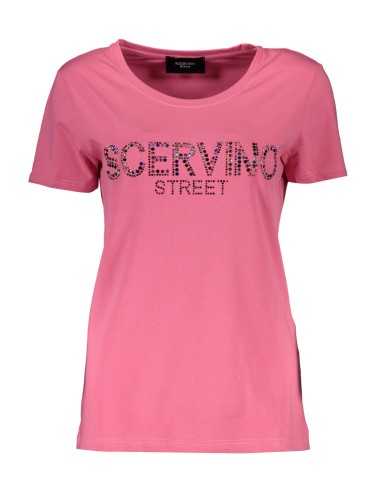 SCERVINO STREET T-SHIRT MANICHE CORTE DONNA ROSA