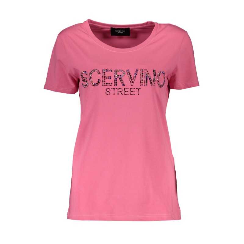 SCERVINO STREET T-SHIRT MANICHE CORTE DONNA ROSA