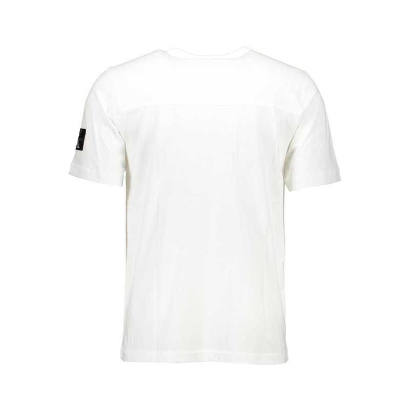 CALVIN KLEIN T-SHIRT MANICHE CORTE UOMO BIANCO