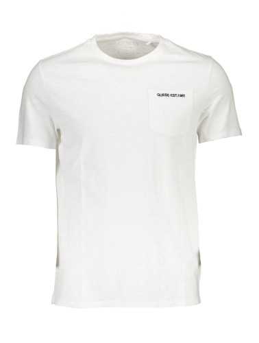 GUESS JEANS T-SHIRT MANICHE CORTE UOMO BIANCO