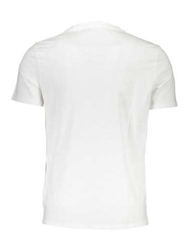 GUESS JEANS T-SHIRT MANICHE CORTE UOMO BIANCO