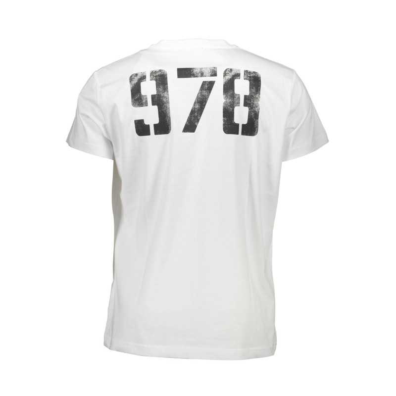 DIESEL WHITE MEN'S SHORT SLEEVE T-SHIRT