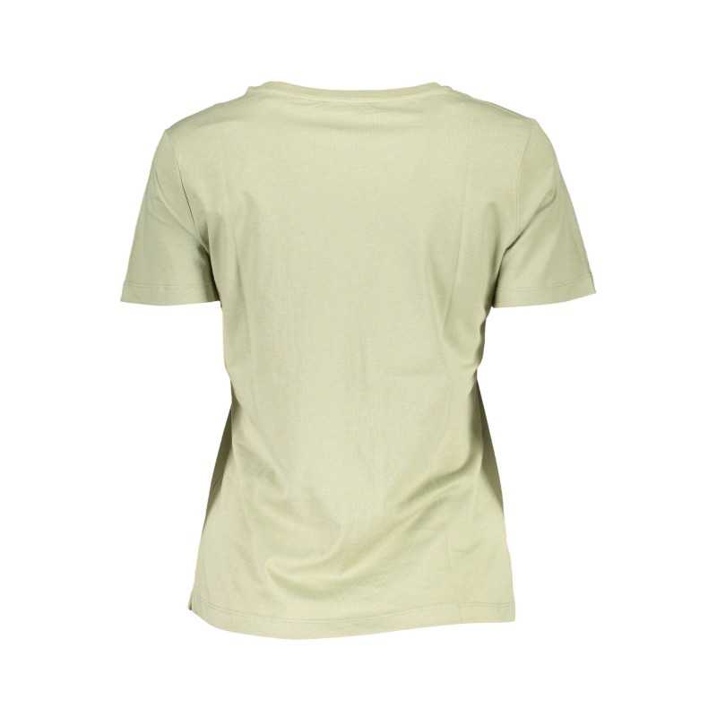 GUESS JEANS WOMEN'S SHORT SLEEVE T-SHIRT GREEN