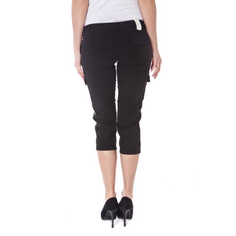 DENNY ROSE WOMEN'S BLACK PINOCCHIETTO PANTS