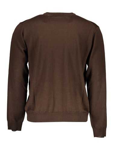 ROMEO GIGLI BROWN MEN'S SWEATER