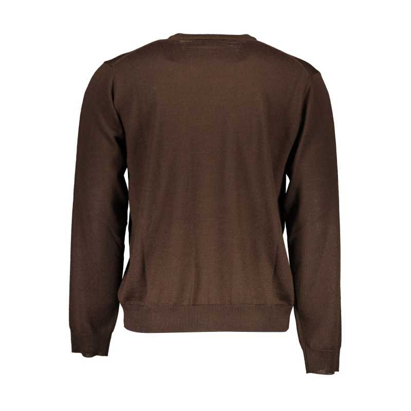 ROMEO GIGLI BROWN MEN'S SWEATER