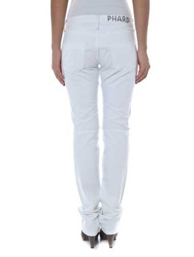 PHARD PANTALONE DONNA BIANCO