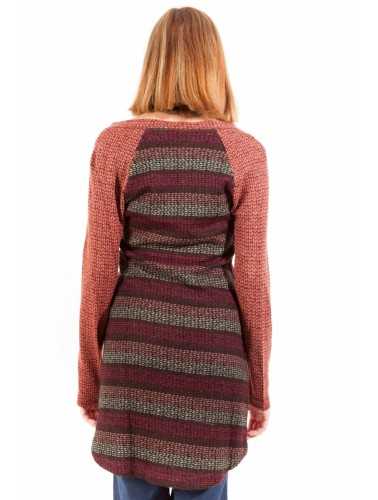 LAVAND. CARDIGAN DONNA ROSSO