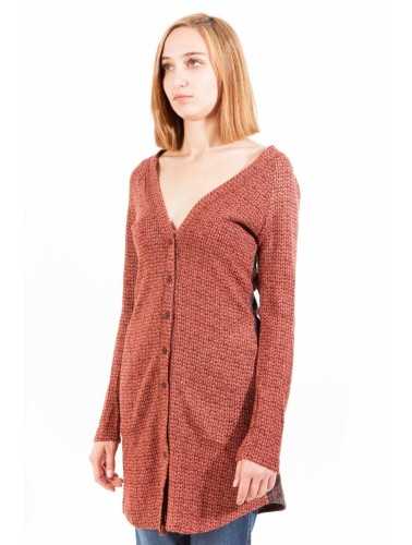 LAVAND. CARDIGAN DONNA ROSSO