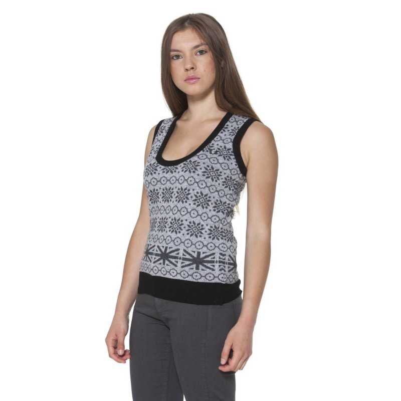 FRED PERRY WOMEN'S GRAY VEST