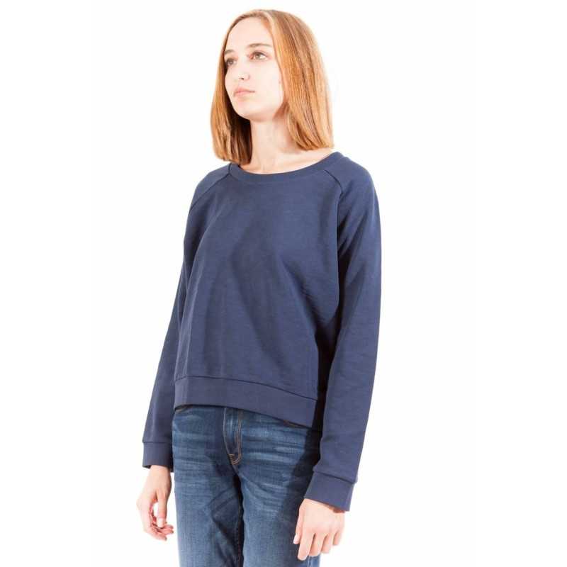 GANT FELPA SENZA ZIP DONNA BLU