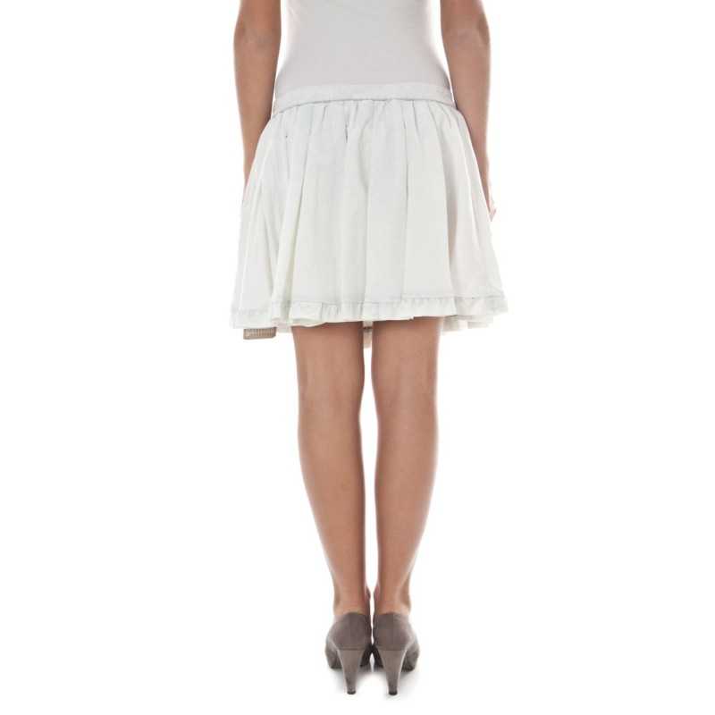 JOHN GALLIANO SHORT SKIRT WOMAN WHITE