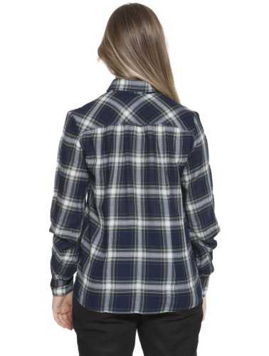 GANT CAMICIA MANICHE LUNGHE DONNA BLU