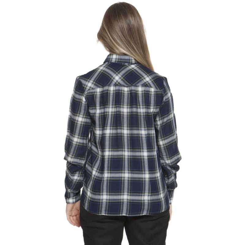 GANT CAMICIA MANICHE LUNGHE DONNA BLU