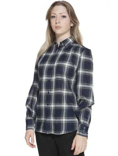 GANT CAMICIA MANICHE LUNGHE DONNA BLU