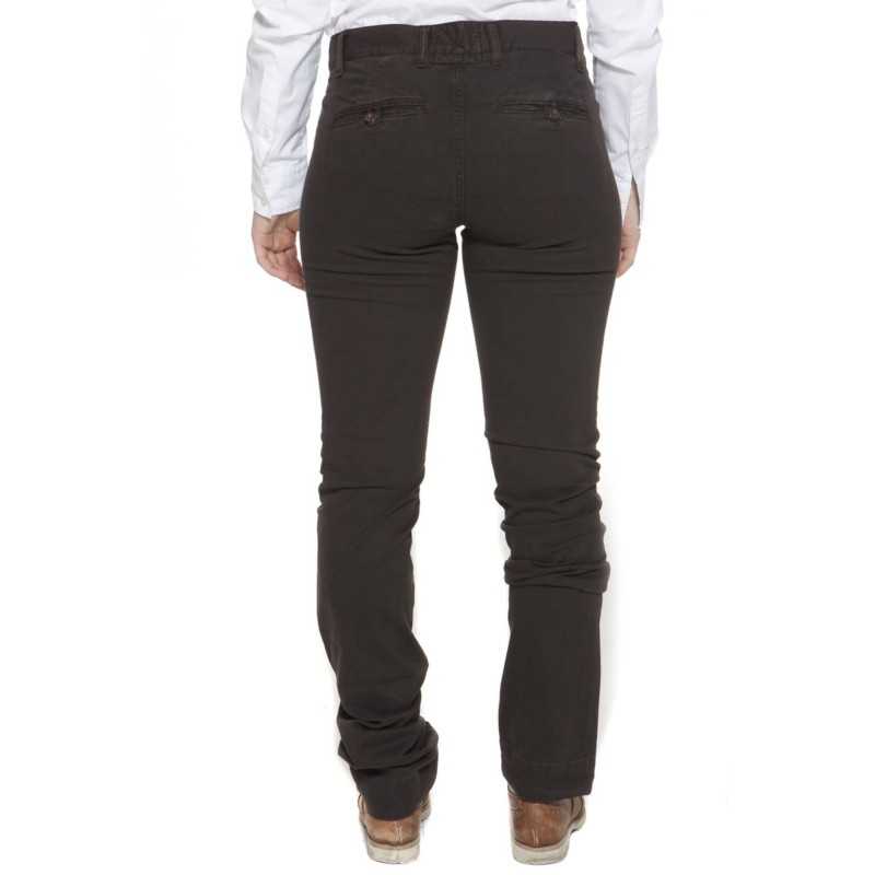 GANT WOMEN'S BROWN TROUSERS