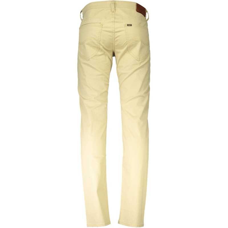 LEE MEN'S BEIGE TROUSERS