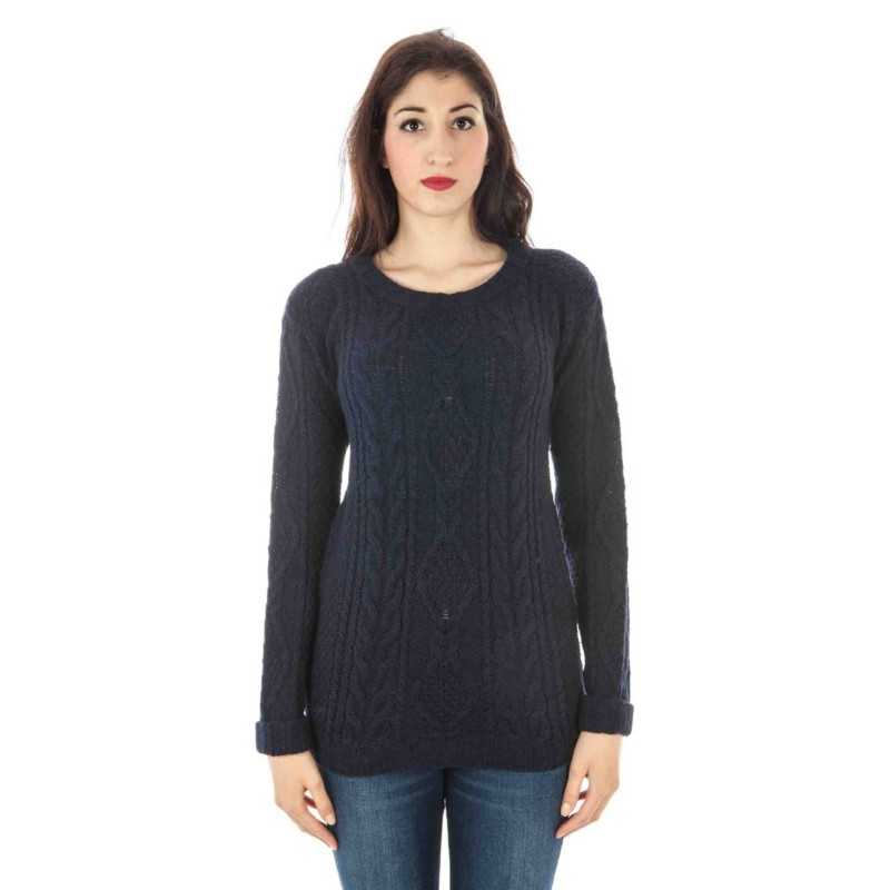 FRED PERRY WOMEN'S BLUE SWEATER