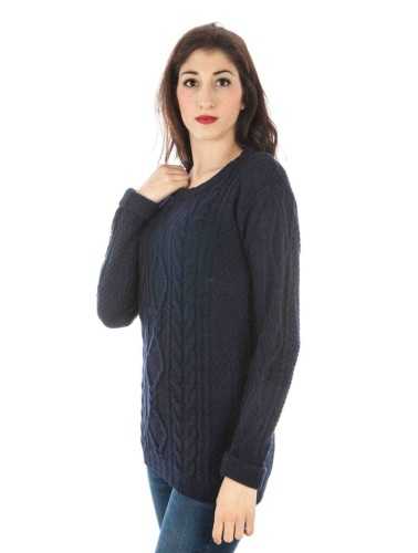 FRED PERRY WOMEN'S BLUE SWEATER