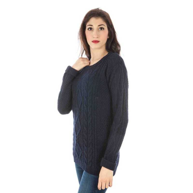 FRED PERRY WOMEN'S BLUE SWEATER