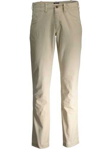 GANT MEN'S BEIGE TROUSERS