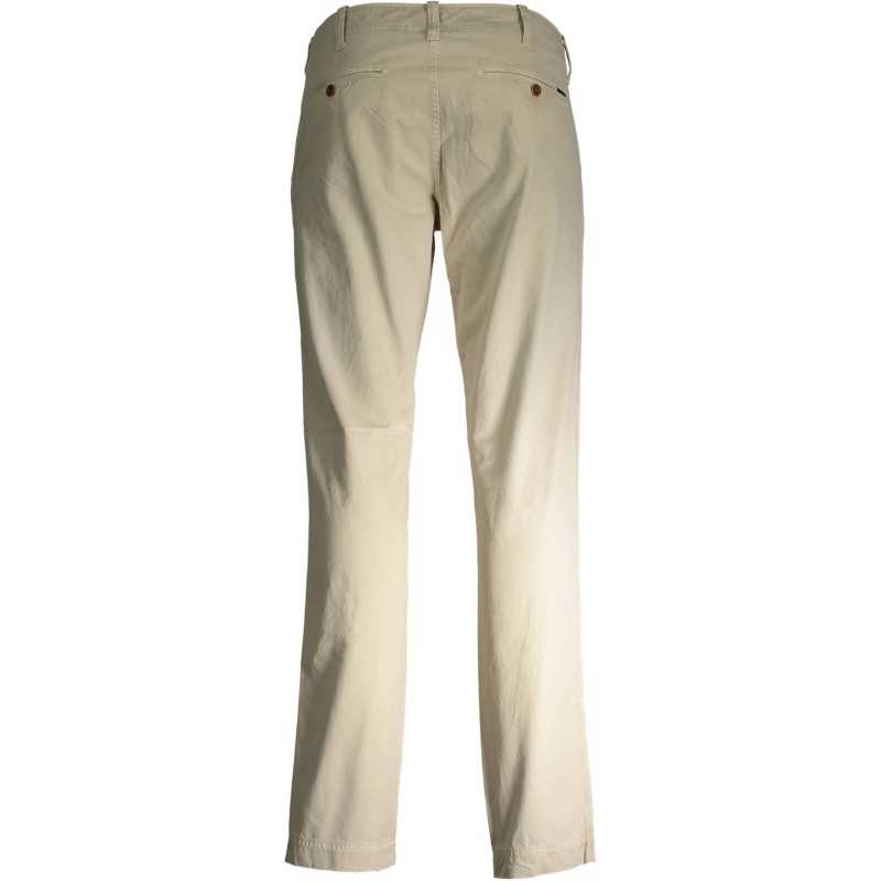 GANT MEN'S BEIGE TROUSERS